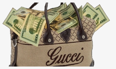 Gucci Bag With Money Png, Transparent Png, Free Download