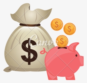 Clip Art Money And Bank Icons - Économie D Argent Dessin, HD Png Download, Free Download