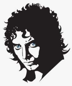 Frodo Baggins Bilbo Baggins Portrait - Lord Of The Ring Drawing Arts, HD Png Download, Free Download