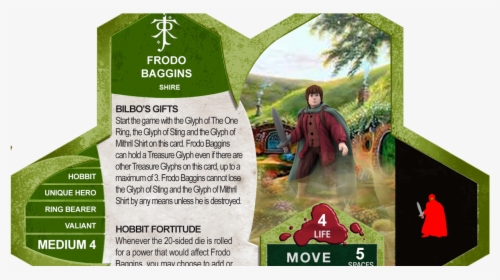 Transparent Frodo Baggins Png - Heroscape Blank Cards, Png Download, Free Download