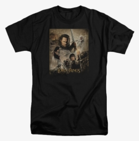 Return Of The King Lord Of The Rings T-shirt - Lord Of The Rings, HD Png Download, Free Download