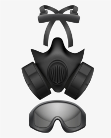 Mask Clothes Gas Vintage Respirator Png Image High - Cartoon Gas Mask, Transparent Png, Free Download