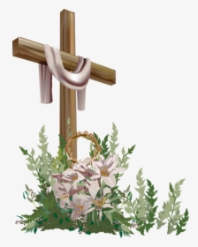 Free Easter Cross Clipart - Religious Easter Clipart, HD Png Download, Free Download