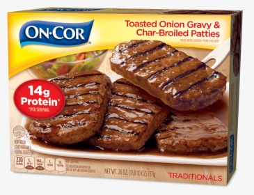 Toasted Onion Gravy & Char-broiled Patties - Salisbury Steak Frozen Dinners, HD Png Download, Free Download