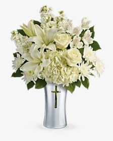 Clip Art Funeral Flowers Images - Funeral Flowers In A Vase, HD Png Download, Free Download