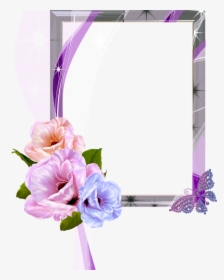 Floral Photo Frame Png - Portable Network Graphics, Transparent Png, Free Download