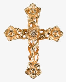 Gold Cross Png, Transparent Png, Free Download