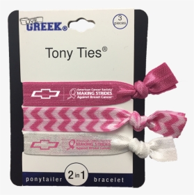 Breast Cancer Awareness Hair Ties - Chain, HD Png Download, Free Download