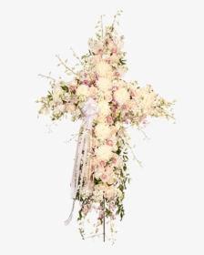 Flower Cross Png, Transparent Png, Free Download