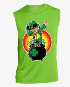 Dabbing Leprechaun Funny Irish Dab St Patrick"s Day - Dance Leprechauns Gif, HD Png Download, Free Download