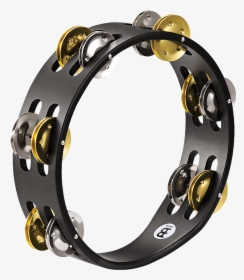 Meinl Percussion Cta2m-bk Compact Tambourine, Steel/brass - Small Tamborines, HD Png Download, Free Download