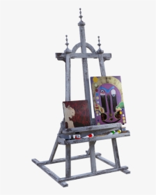 Easel, Art, Painting, Drawing, Hobby, Canvas, Draw - Patchwork, HD Png Download, Free Download