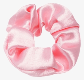 #scrunchie #scrunchies #pink #silk #png #niche #filler - Pink Hair Tie Png, Transparent Png, Free Download