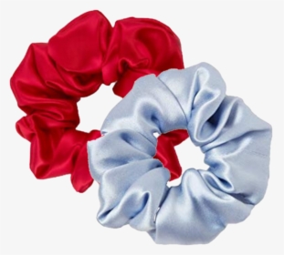 #silk #red #blue #scrunchie #bobble #hair #niche #png, Transparent Png, Free Download