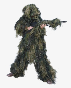 Transparent Sniper - Ghillie Suit Costume For Kids, HD Png Download, Free Download