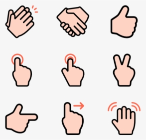 Finger Icons Free Vector - Gesture Png, Transparent Png, Free Download