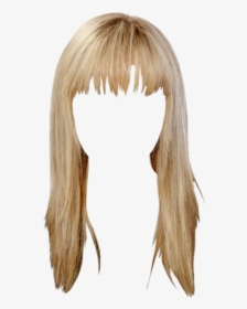 Blonde Hair Bangs Png, Transparent Png, Free Download