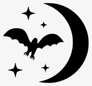 Moon Stars Night Halloween - Halloween Stars Png, Transparent Png, Free Download