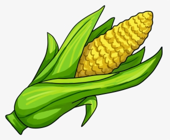 Corn On The Cob Maize Clip Art - Transparent Background Corn Clipart, HD Png Download, Free Download