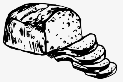 Bake Png Black And White - Bread Png Black And White, Transparent Png, Free Download