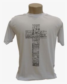 Camiseta Cruz Com Nomes Que Revelam Jesus Cristo - Camisa De Jesus Cristo, HD Png Download, Free Download