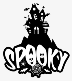 Spooky Png Transparent - Spooky Typography, Png Download, Free Download