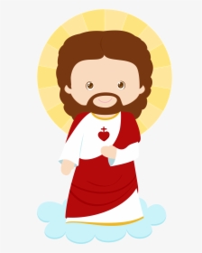 Clip Art Sacred Heart Of Jesus Clip Art - Jesus Animado, HD Png Download, Free Download