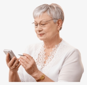 Old People Technology Png, Transparent Png, Free Download