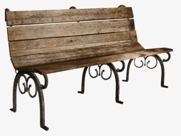 Transparent Bench Clipart - Wooden Bench Transparent, HD Png Download, Free Download
