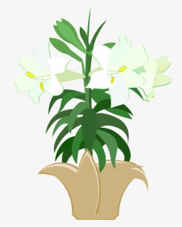 Graphic, Easter Lily, Easter, Flower, Spring, Religion - Clip Art Easter Lily, HD Png Download, Free Download