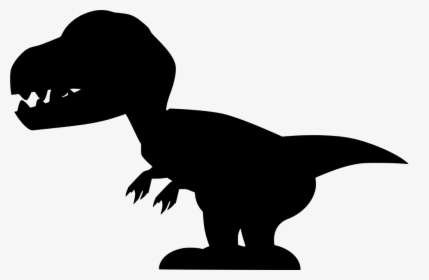 Dinosaur Tracks Clip Art - Silhouette T Rex Clipart, HD Png Download, Free Download