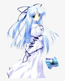 Anime Silver Haired Girl, HD Png Download, Free Download