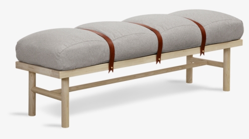 Safari Bench - Bench With Leather Straps, HD Png Download, Free Download