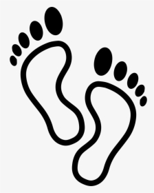 Dinosaur Footprints Drawing Clip Art Vector Graphics - Footprints Outline, HD Png Download, Free Download
