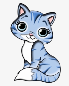 Anime Cat Png Image - Cute Cat Clipart, Transparent Png, Free Download