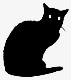 Transparent Black Cat Png - Black Cat Icon Png, Png Download, Free Download