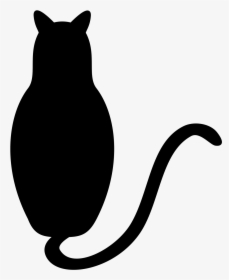 Cat Png Black White, Transparent Png, Free Download