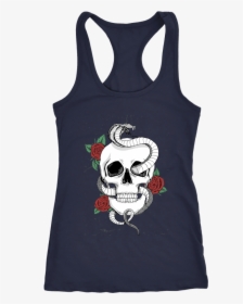 Skull & Snake Tanks - Me And My Dog Talk Shit About You Shirt, HD Png Download, Free Download