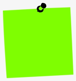 This Free Clip Arts Design Of Post It Note Green - Illustration, HD Png Download, Free Download