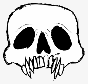 Skull Drawing Png, Transparent Png, Free Download