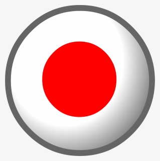 Club Penguin Flag Of Japan - Circle, HD Png Download, Free Download