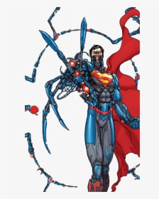New 52 Cyborg Superman By Mayantimegod D9bo4xd Superman - Superman Cyborg, HD Png Download, Free Download