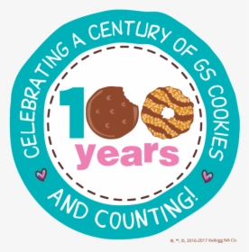 Picture - 100 Years Of Girl Scout Cookies, HD Png Download, Free Download