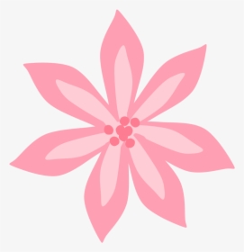 Pink Lily Flower Cartoon, HD Png Download, Free Download