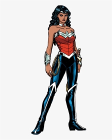Wonder Woman New 52 Png - Wonder Woman Wearing Pants, Transparent Png, Free Download