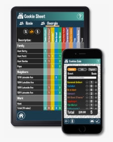 Girl Scout Cookie Management App - Smartphone, HD Png Download, Free Download