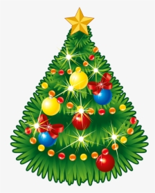 Transparent Christmas Tree With Star Png Clipart Ho - Christmas Star Images Clip Art, Png Download, Free Download