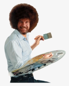 Bob Ross Png - Bob Ross White Background, Transparent Png, Free Download