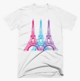 Transparent Pink Eiffel Tower Png - T-shirt, Png Download, Free Download