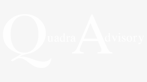 Quadra Advisory Logo Black And White - Johns Hopkins White Logo, HD Png Download, Free Download